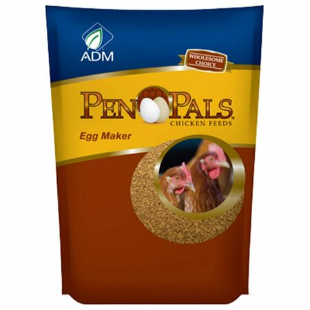 ADM ALLIANCE NUTRITION 70010AAABD 5 lbs. Pen Pals Chicken Feed, Egg Maker Crumble AD569922